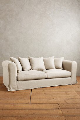 Belgian Linen Novalie Slipcover Sofa