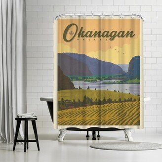 71 x 74 Shower Curtain, Canada Okanagan Valley by Anderson Design Group