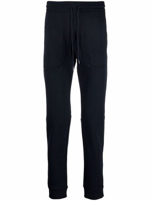 Drawstring-Waist Slim-Cut Track Pants