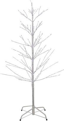 Northlight 4' LED Lighted White Birch Christmas Twig Tree - Pure White Lights