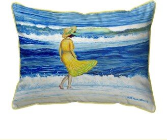 Betsy Drake Rough Surf Small Indoor/Outdoor Pillow 11x14