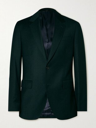 Wool and Cashmere-Blend Flannel Blazer