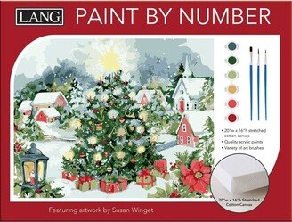 28pc Christmas Tree Paint By Number Kit