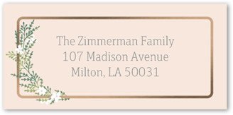 Address Labels: Circled Cross Girl Address Label, Pink, Address Label, Matte