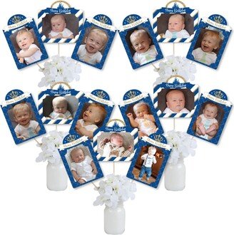 Big Dot Of Happiness Royal Prince Charming - Party Picture Centerpiece - Photo Table Toppers 15 Ct