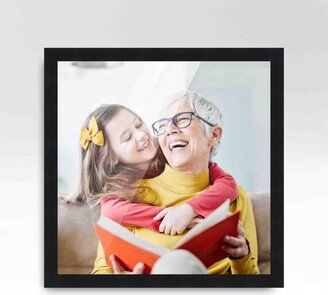 CustomPictureFrames.com 32x32 Silver Picture Frame - Wood Picture Frame Complete with UV