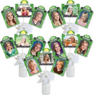 Big Dot Of Happiness You Got Served - Tennis Party Picture Centerpiece - Photo Table Toppers - 15 Pc