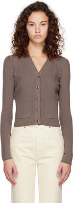 Brown Button Cardigan