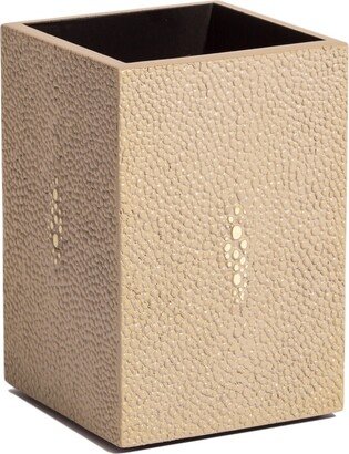 Posh Trading Company Chelsea Toothbrush Holder - Shagreen Natural