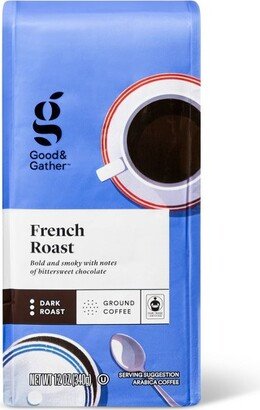 French Dark Roast Ground Coffee - 12oz - Good & Gather™