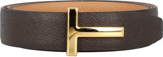 T Icon Reversible Leather Belt-AA