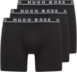 Three-pack of stretch-cotton boxer briefs