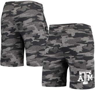 Men's Concepts Sport Charcoal, Gray Texas A&M Aggies Camo Backup Terry Jam Lounge Shorts - Charcoal, Gray