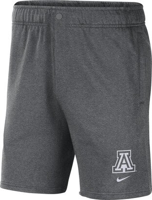 Arizona Men's College Fleece Shorts in Grey