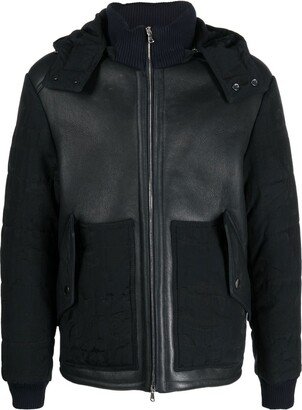 Panelled Hooded Jacket