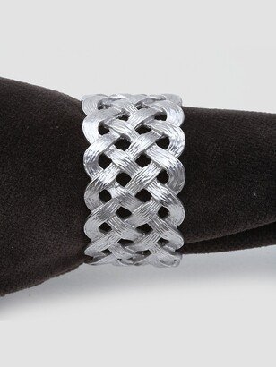 4-Piece Braided Napkin Ring Set