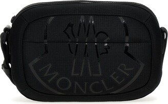 Logo Printed Zip-Up Camera Bag