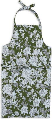 Floral Print Apron