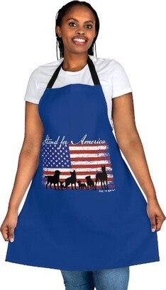 Dog is Good Stand for America Apron (AOP)