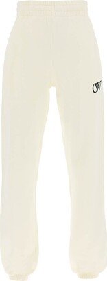 Logo Printed Straight Leg Pants-AD