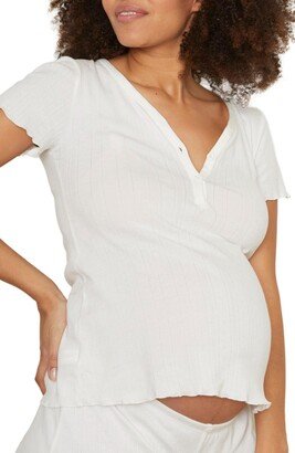 Organic Cotton Maternity & Nursing Top