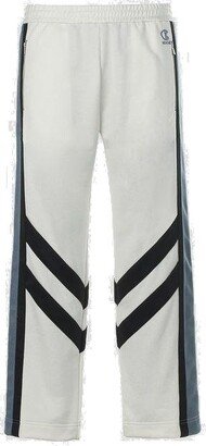 Stripe Detailed Straight Leg Pants-AA