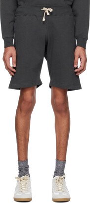 Black Drawstring Shorts-AF