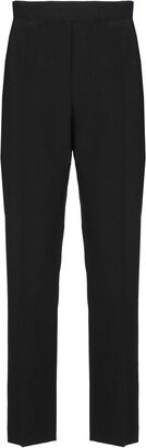 Logo-Waistband Tapered-Leg Trousers