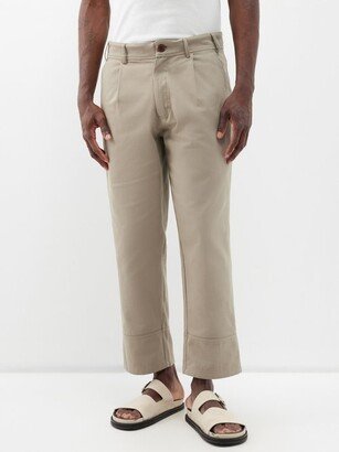 Tony Organic-cotton Cropped Trousers