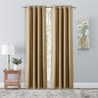 Glasgow Grommet Curtain Panel w/Wand 56W x 45L