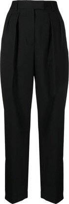 Wool Tapered Trousers-AA