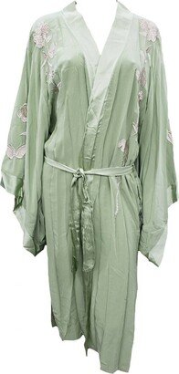 Women's Pastel Reversible Kimono In Foam Green