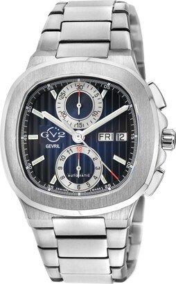 Men's Potente Chronograph Swiss Automatic Silver-Tone Stainless Steel Watch 40mm