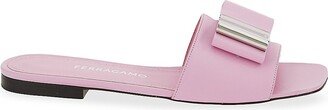 Lyana Leather Slide Sandals