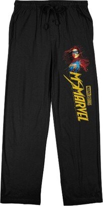 Ms. Painter Splatter Ms. Men's Black Sleep Pajama Pants-XL