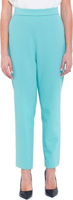 High-Waist Cropped Trousers-AG