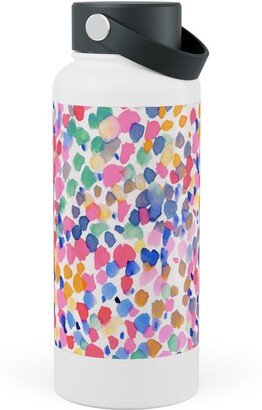 Photo Water Bottles: Lighthearted Pastel - Multi Stainless Steel Wide Mouth Water Bottle, 30Oz, Wide Mouth, Multicolor