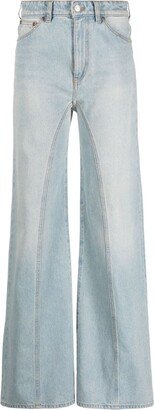 Bianca high-waist wide-leg jeans