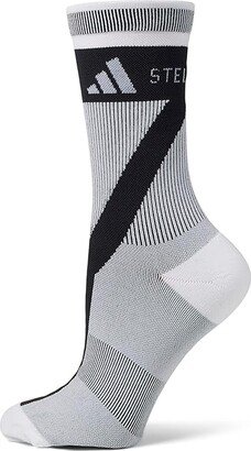 Crew Socks HR4316 (White/Black/White) Women's Crew Cut Socks Shoes