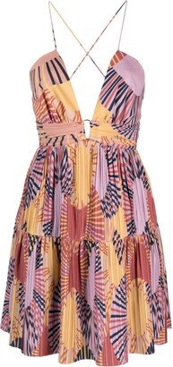 Nadja abstract-print dress