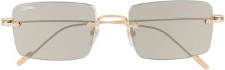 Signature C de Precious rectangular sunglasses