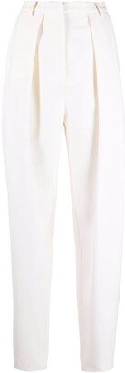 Tapered High-Waisted Trousers-AA