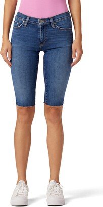 Women's Amelia Mid-rise Knee Short (Raw Hem)-AE