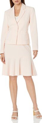 Women's Petite Jacket/Skirt Suit-AA