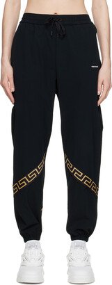 Black Greca Border Lounge Pants