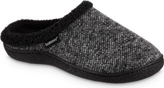 Men's Advanced Memory Foam Herringbone Harvey Hoodback Comfort Slippers