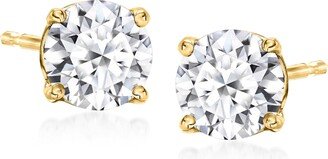 Lab-Grown Diamond Stud Earrings in 14kt Yellow Gold