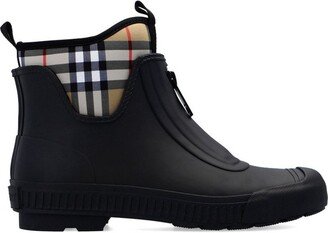 Vintage Check Rain Boots