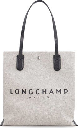 Roseau L Logo Detailed Tote Bag