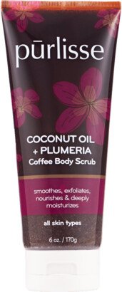 Coconut Oil + Plumeria Coffee Body Scrub